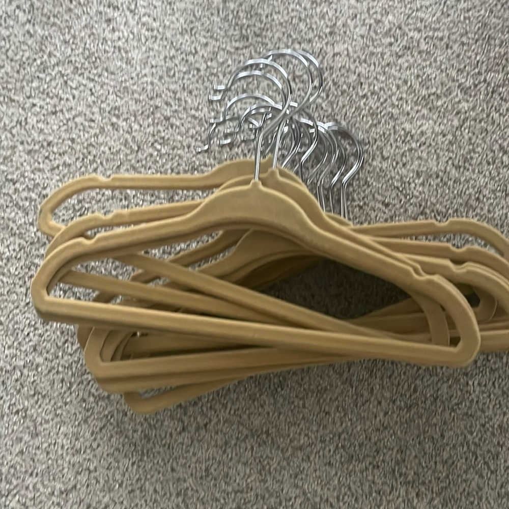 Set of 18 kid sized velvet hangers non slip hangers